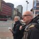 Ronald Gaube and Peter Hölscher making field recordings in the streets of Dortmund