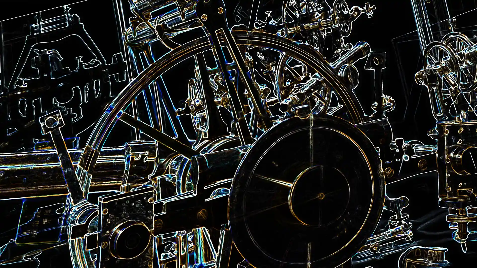 Axis, Liquid Image der Video Klang Installation für das Museum MKK in Dortmund, Bild 18