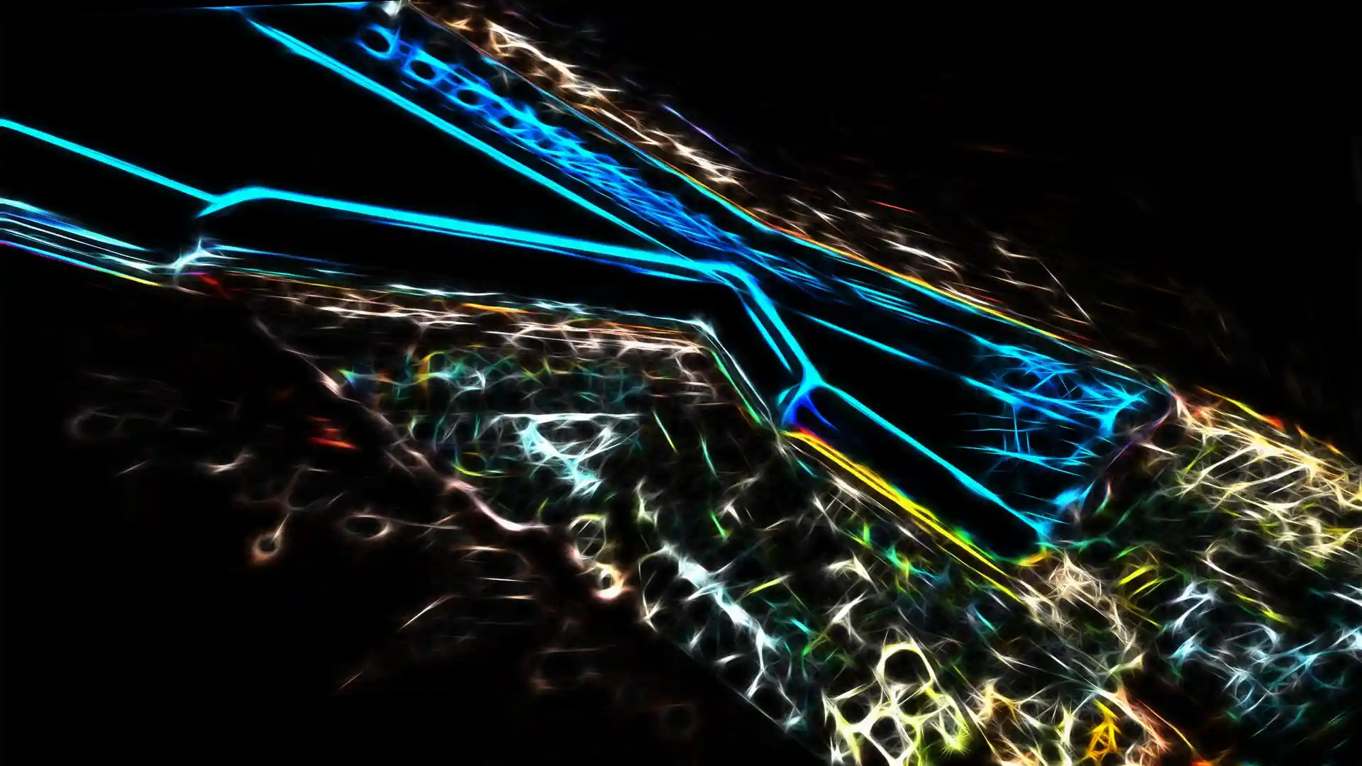 Axis, Liquid Image der Video Klang Installation für das Museum MKK in Dortmund, Bild 16