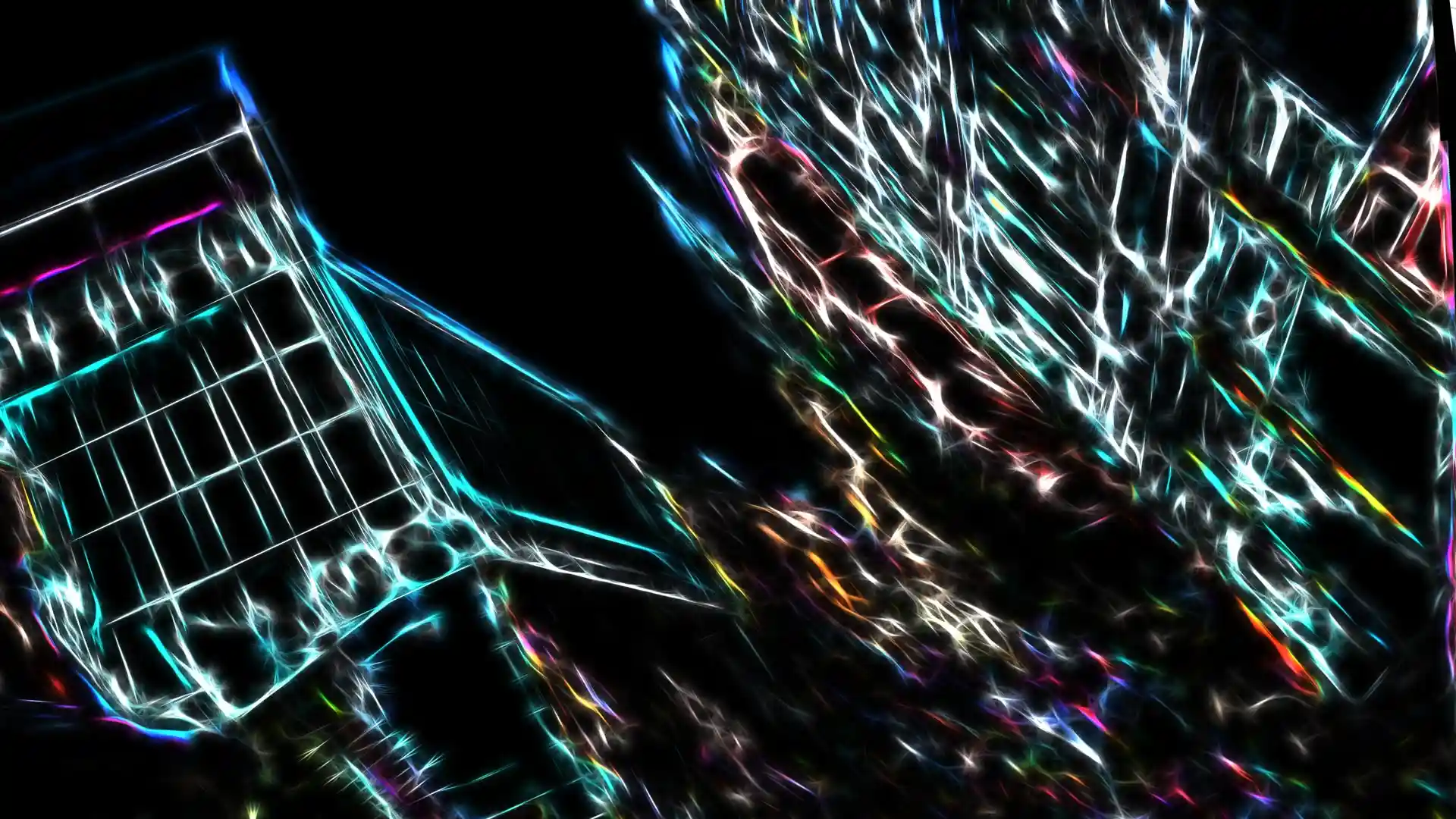 Axis, Liquid Image der Video Klang Installation für das Museum MKK in Dortmund, Bild 6