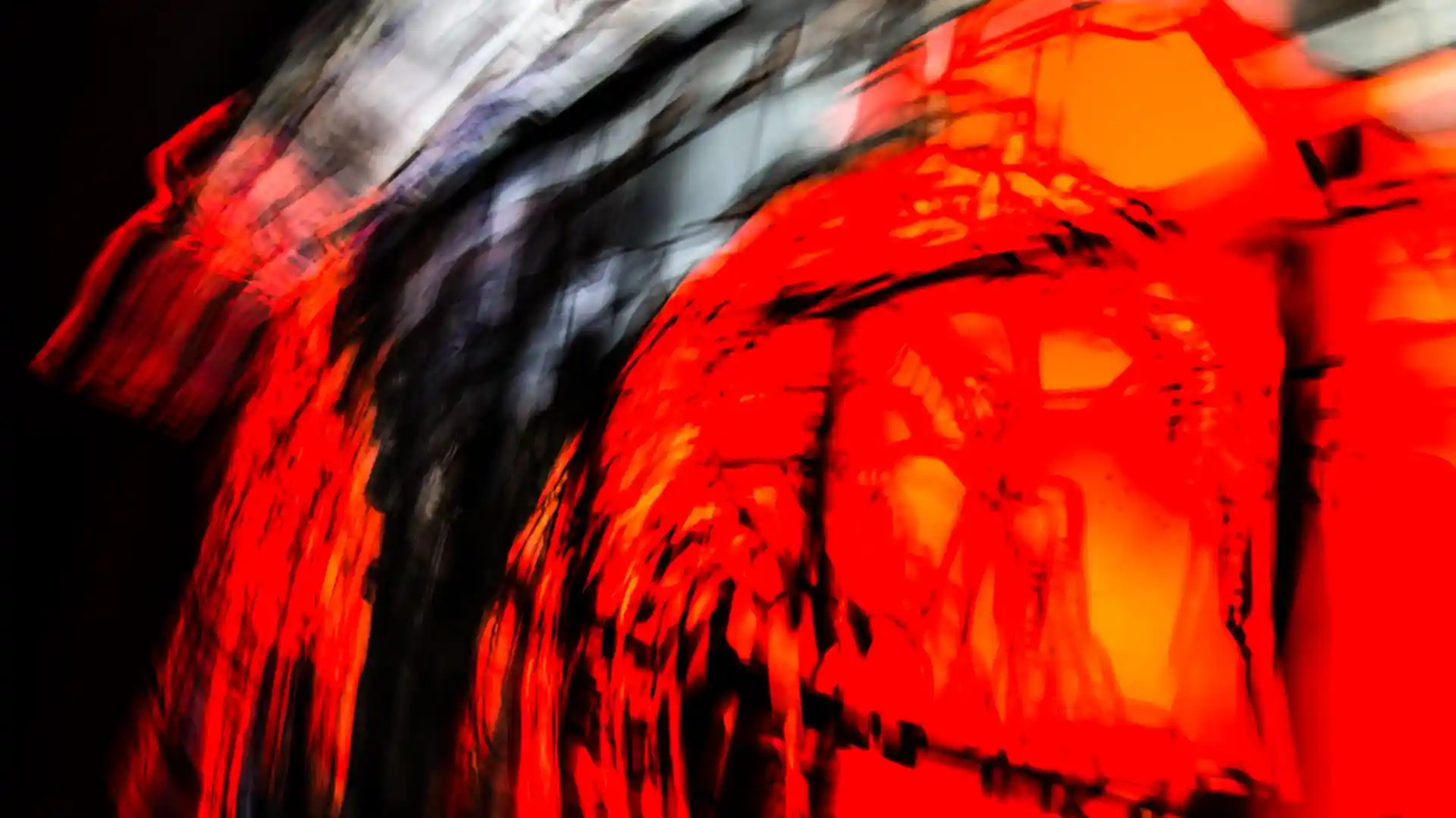 Pharus, Liquid Image zur Video Klang Installation zum 50. Jubiläum des Mariendoms zu Neviges von Gottfried Böhm, Bild 1