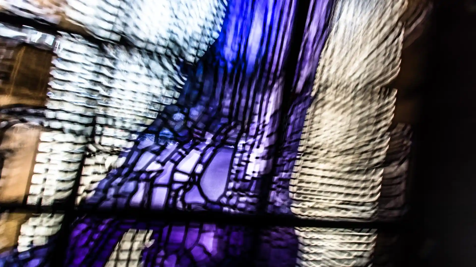 Pharus, Liquid Image zur Video Klang Installation zum 50. Jubiläum des Mariendoms zu Neviges von Gottfried Böhm, Bild 9