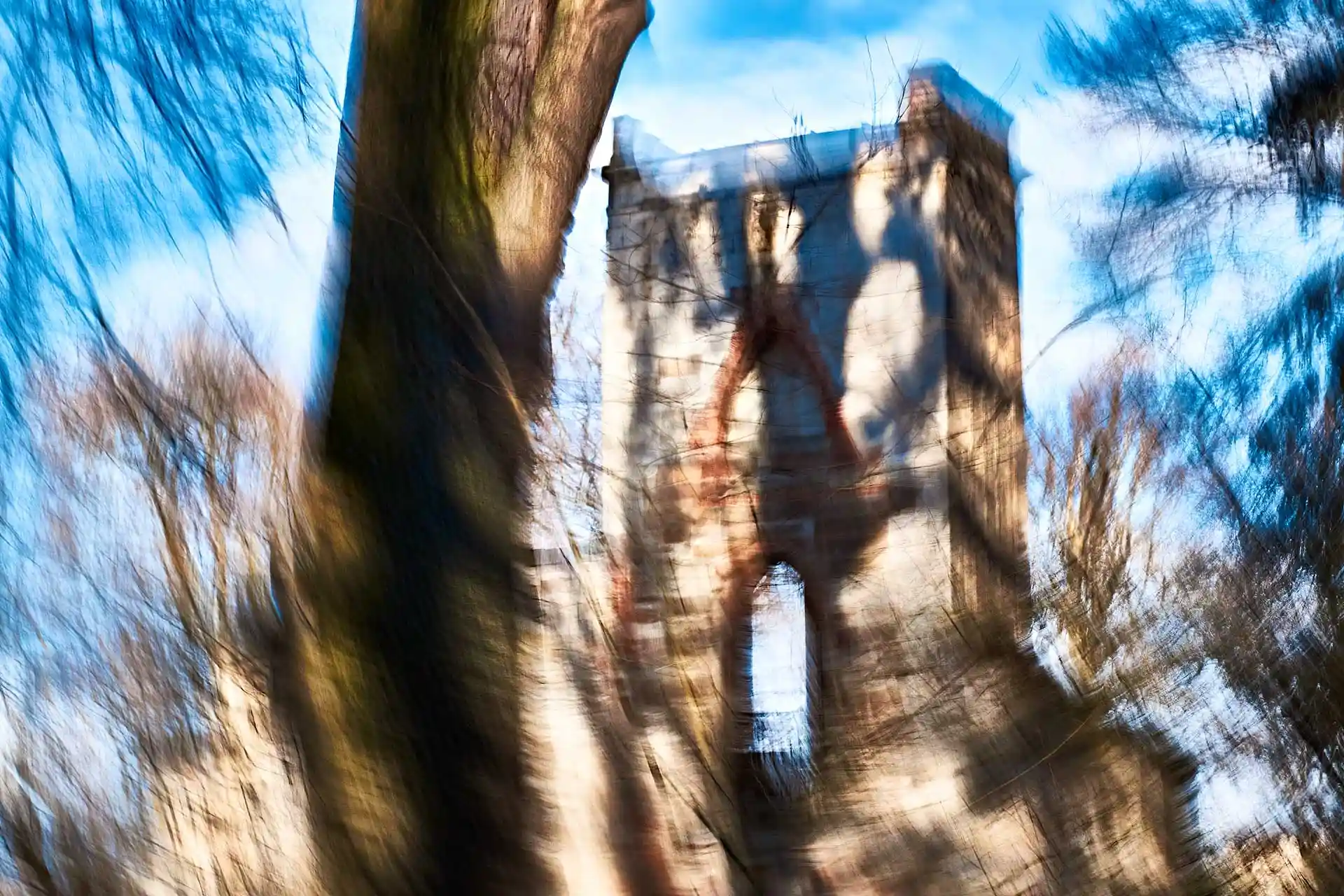 Tempelherrenhaus, Liquid Image zur Video Klanginstallation für Genius Loci, Weimar, Bild 25