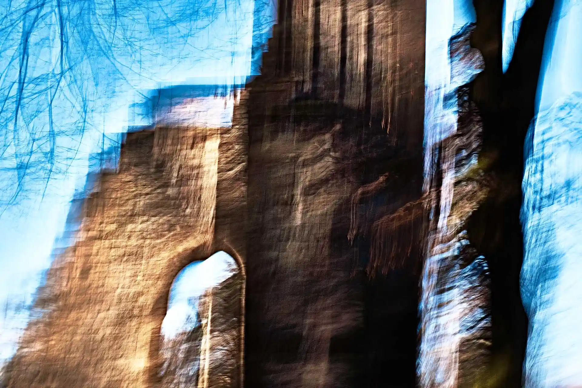 Tempelherrenhaus, Liquid Image zur Video Klanginstallation für Genius Loci, Weimar, Bild 9