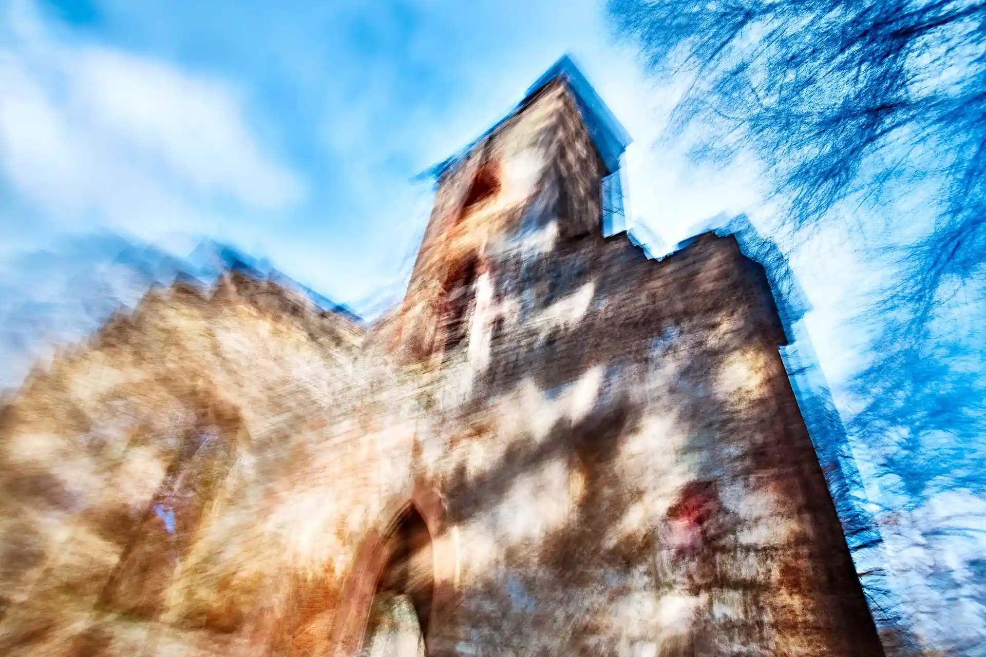 Tempelherrenhaus, Liquid Image zur Video Klanginstallation für Genius Loci, Weimar, Bild 11