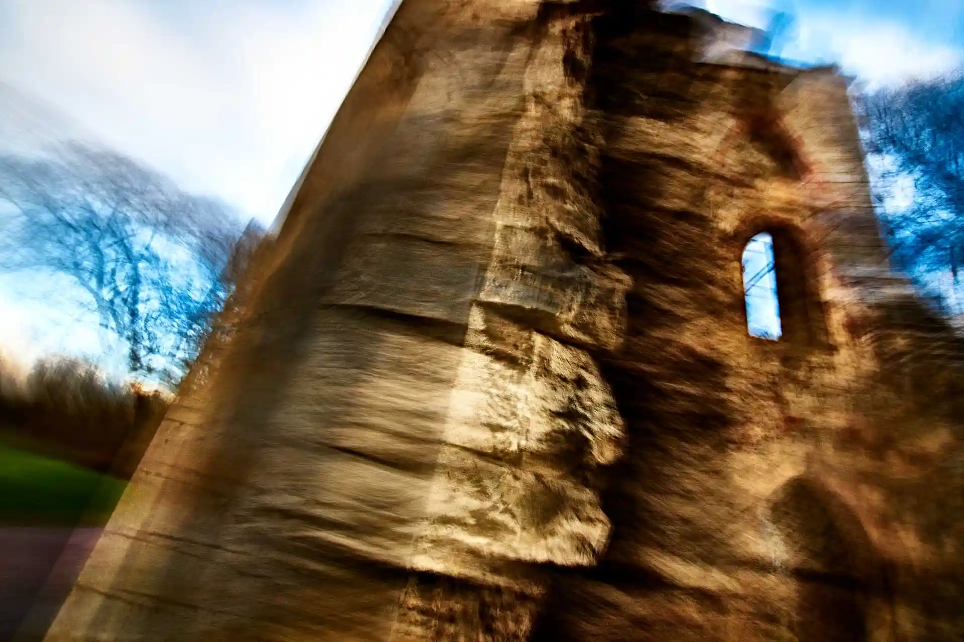 Tempelherrenhaus, Liquid Image zur Video Klanginstallation für Genius Loci, Weimar, Bild 17