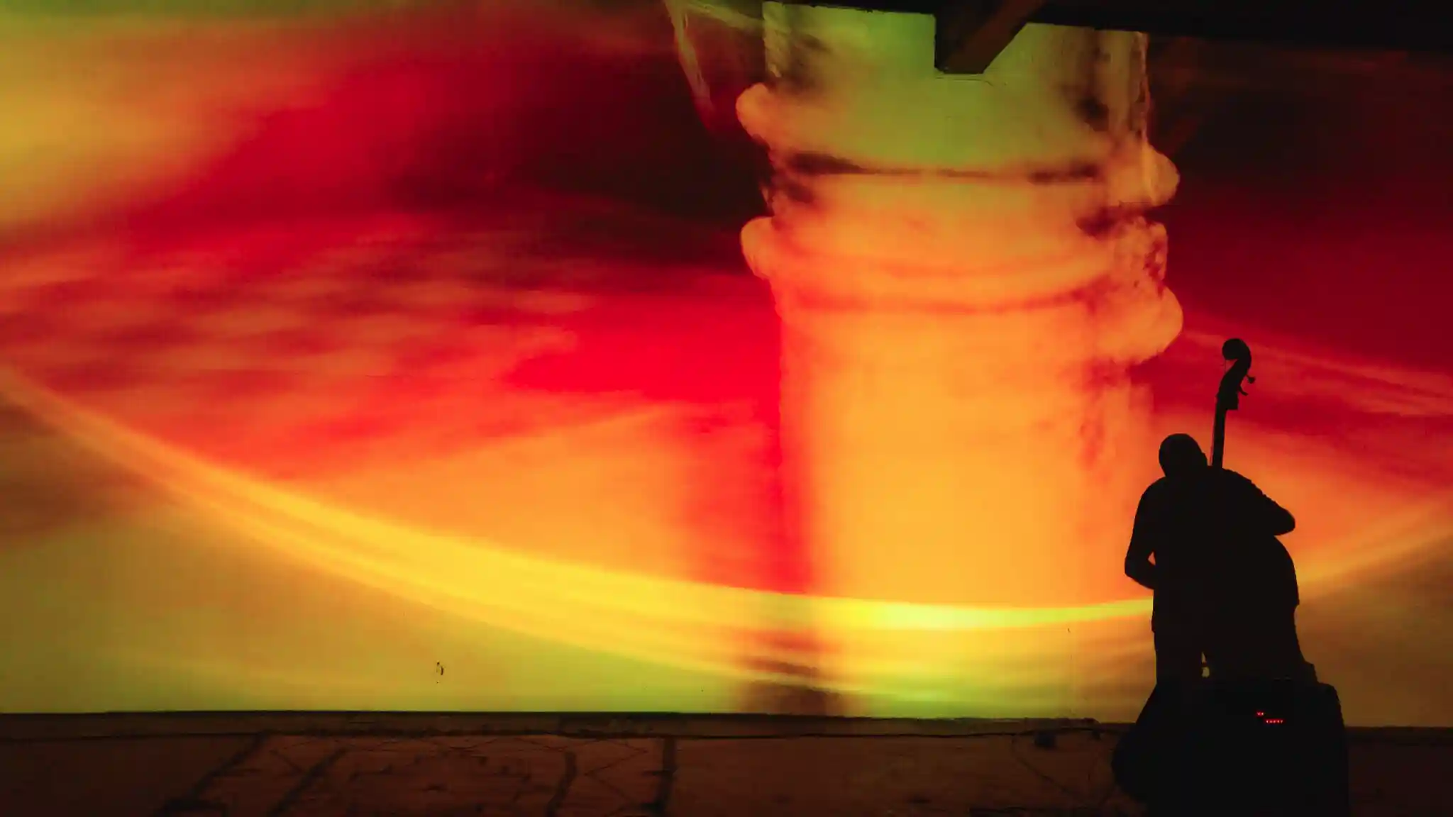 Live Konzert mit Eberhard Krahnemann vor Liquid Image in der Reuschenberger Mühle in Leverkusen III