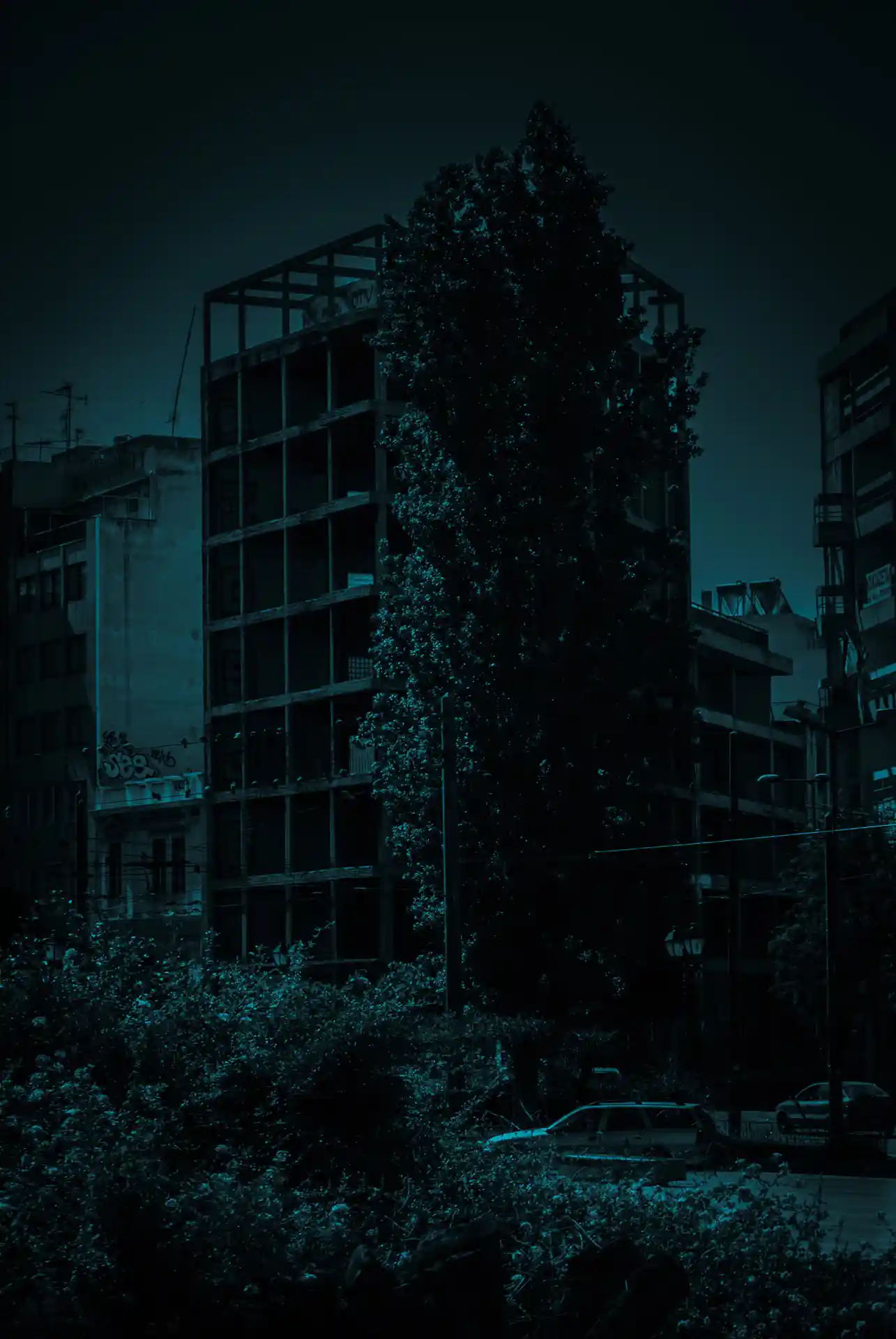 Plans, Metaxourgeio, Lichtinstallation für einen Lost Place in Athen, Bild 2