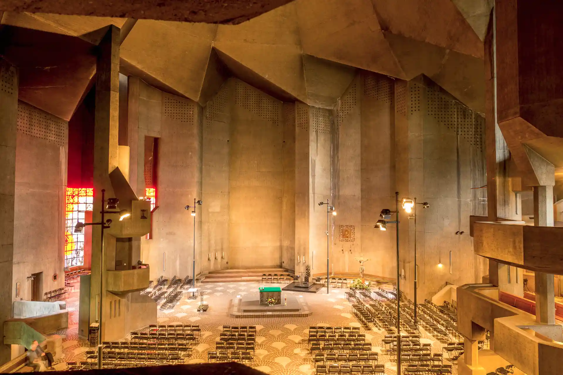 Interior of the Mariendom Neviges