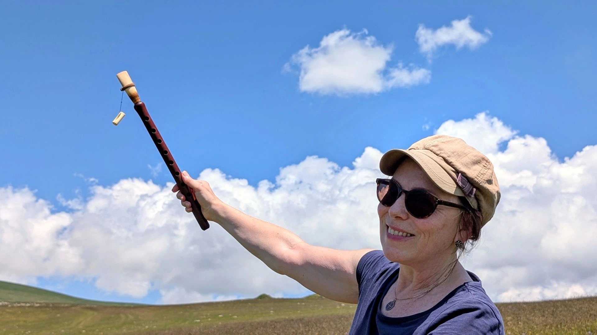 Dorothee with her Duduk